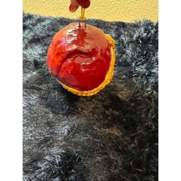 Vintage Handcrafted Santa Claus Head Ornament By L. Amato 93 - Picture 5 of 7